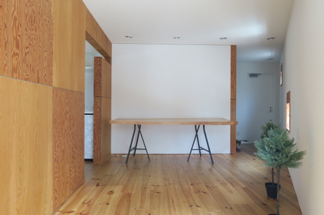 長屋とアートな暮らし 1Fの内観