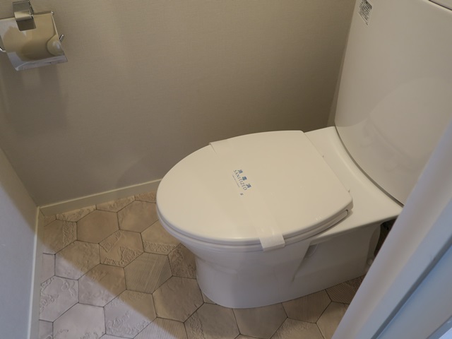 緑が見える広い部屋 603の内観