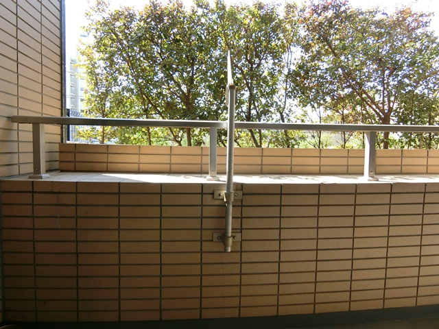 緑が見えるバルコニー 204の内観