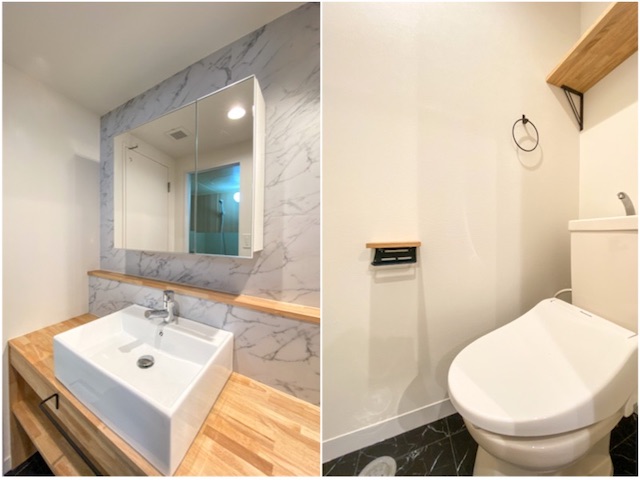 Earth color renovation 305の内観