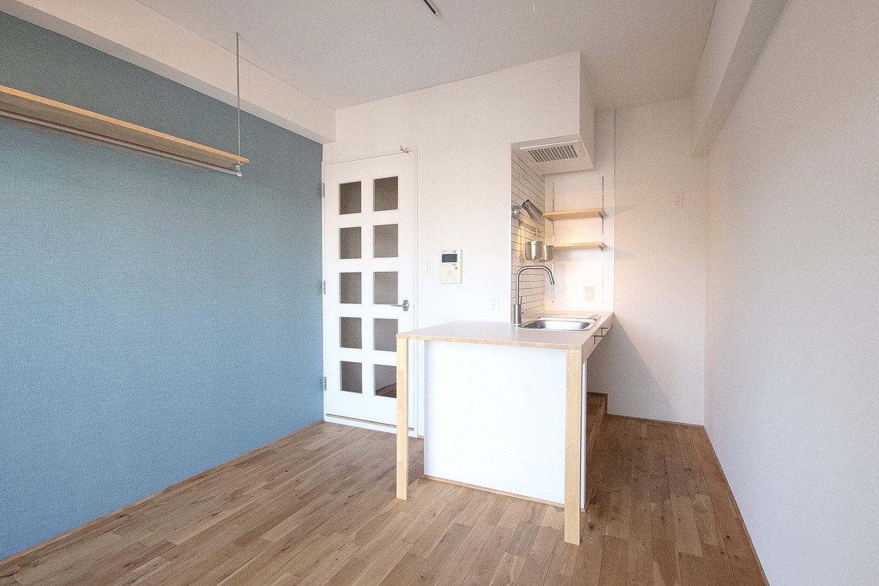 コンパクトにオシャレに暮らす カウンターキッチンver 702の内観