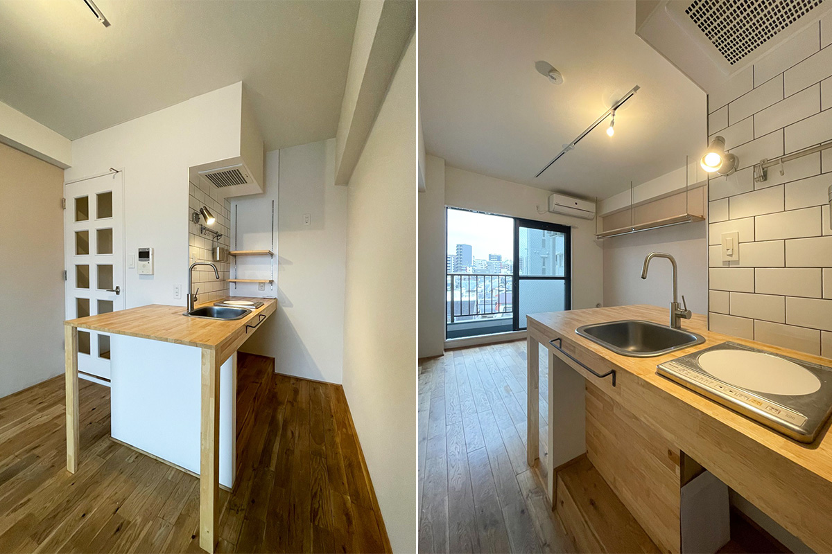 コンパクトにオシャレに暮らす カウンターキッチンver 602の内観