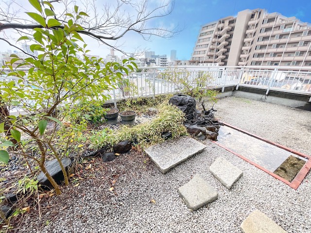 豆柴と東京庭園 501の外観