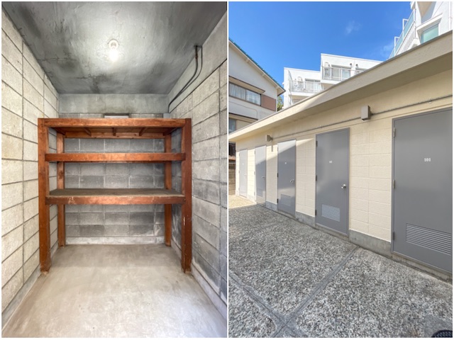 土間と緑【トランクルーム付き】 201の内観