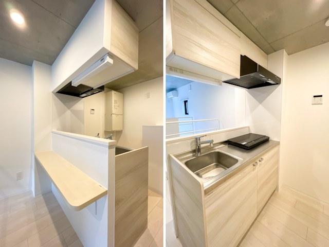 淡いメゾネット暮らし 101の内観