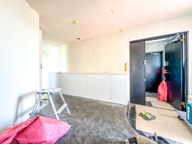 お庭と自由なペントハウス 1001の内観