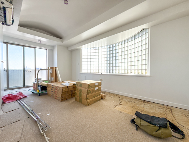 お庭と自由なペントハウス 1001の内観