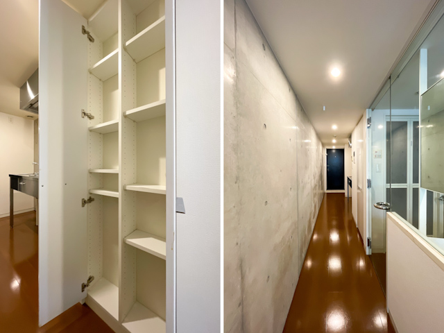 緑をうつす洗練デザイナーズ② 202の内観