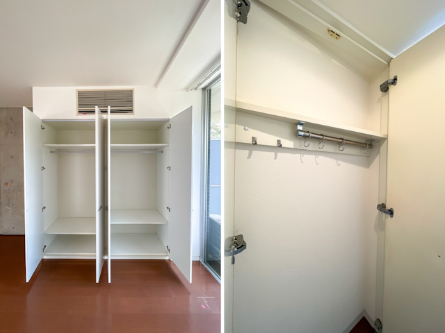 緑と抜け感とメタルキッチン 204の内観