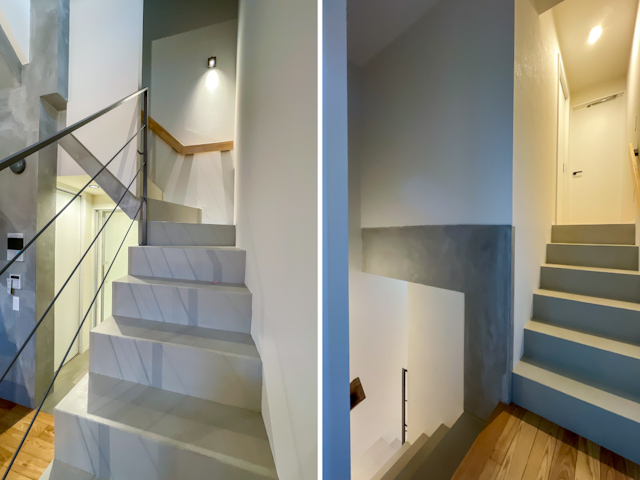 地下の開放感メゾネット 102の内観