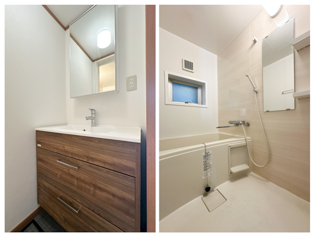 心地よい素材感 602の内観