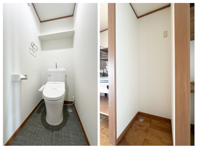 心地よい素材感 602の内観