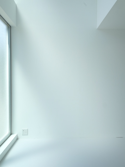 純白の美術館 Aの内観