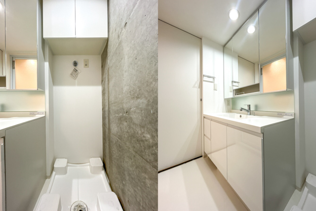 都会に浮かぶメゾネット 411の内観