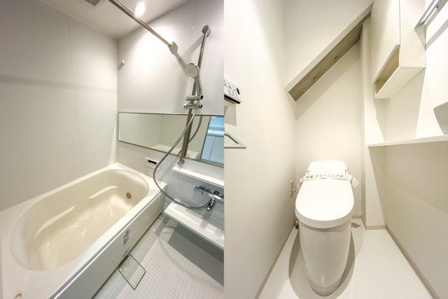 都会に浮かぶメゾネット 411の内観