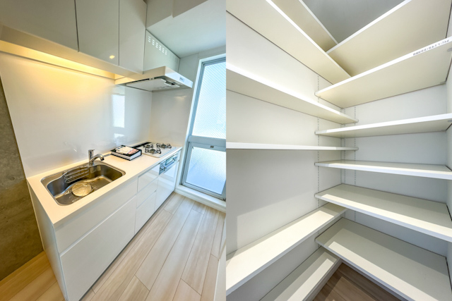 都会に浮かぶメゾネット 411の内観