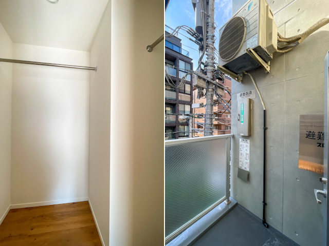 吹き抜けに光が満ちる 301の内観