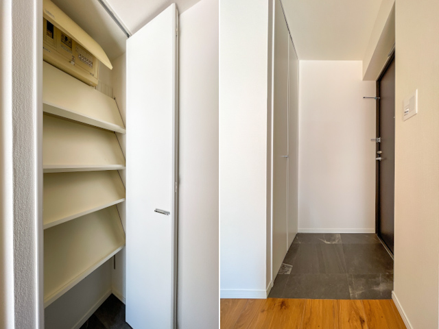 吹き抜けに光が満ちる 301の内観