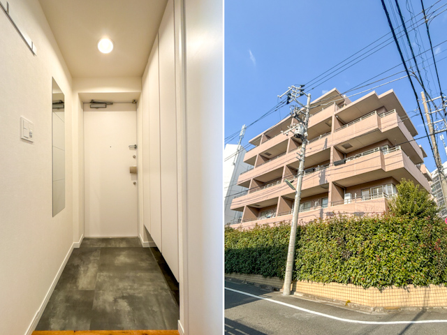 無垢床と、やさしい街 204の内観