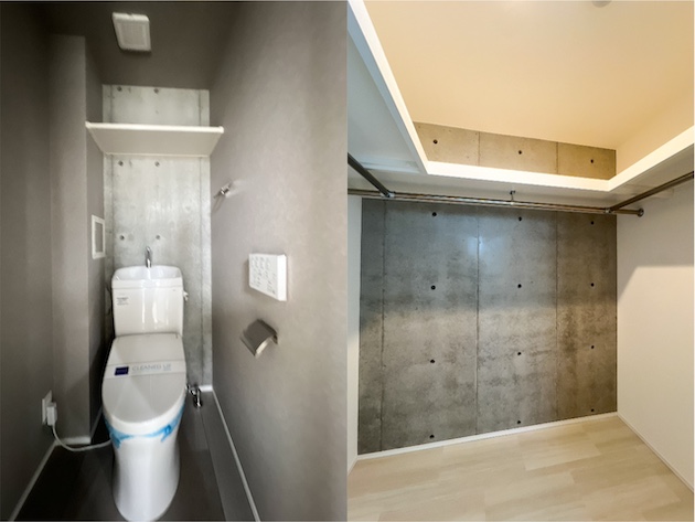 小技の効いたワンルーム 308の内観