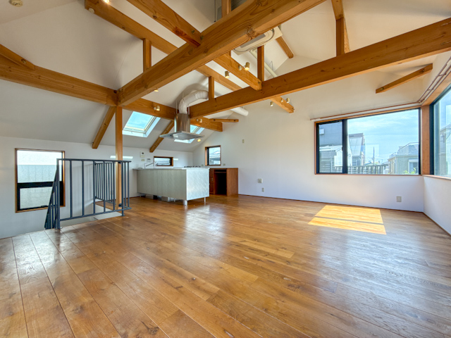 戸建で大型犬と 1の内観