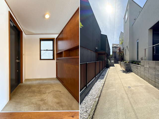 戸建で大型犬と 1の内観