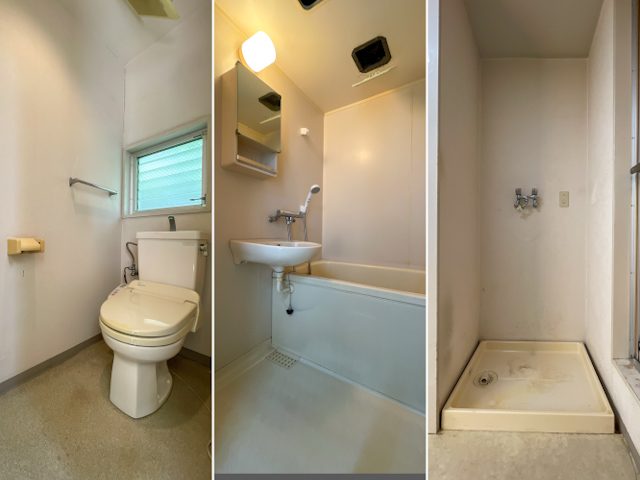 中目で木漏れ日 203の内観