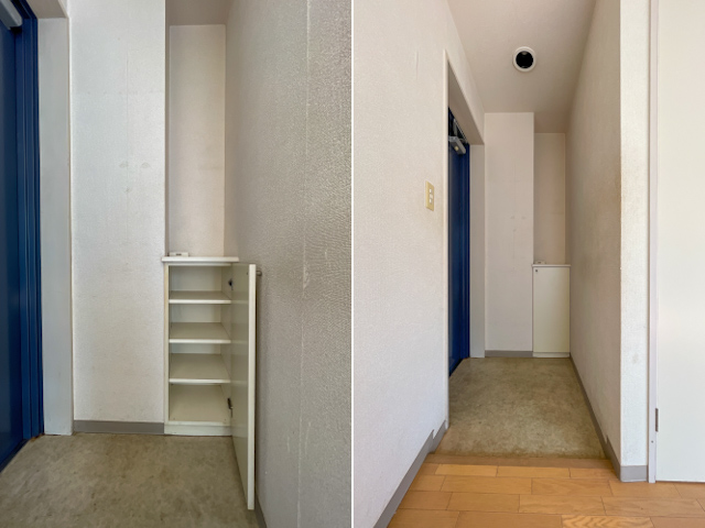 中目で木漏れ日 203の内観