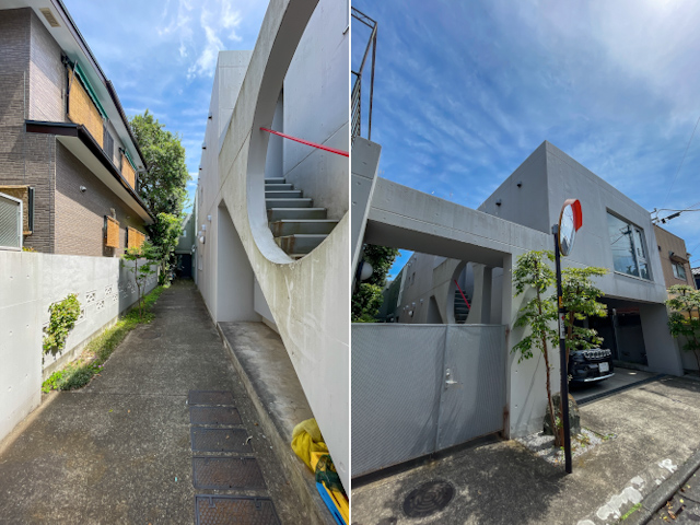 中目で木漏れ日 203の内観