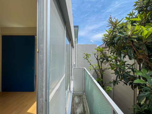 中目で木漏れ日 203の内観