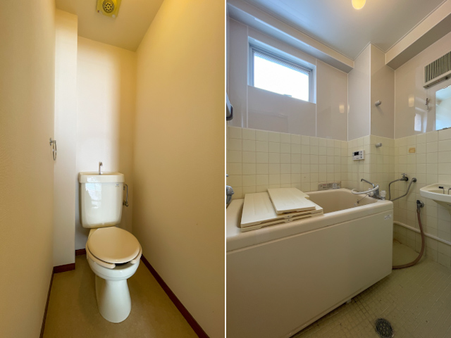 白金の奥のレトロ 201の内観