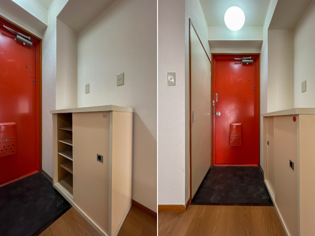 白金の奥のレトロ 201の内観