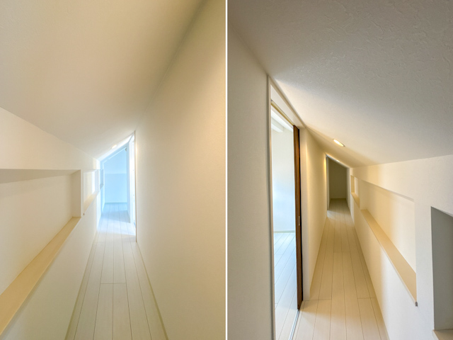 屋根裏みたいなメゾネット 202の内観