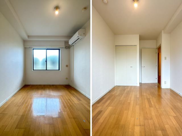 緑と光に包まれて 204の内観