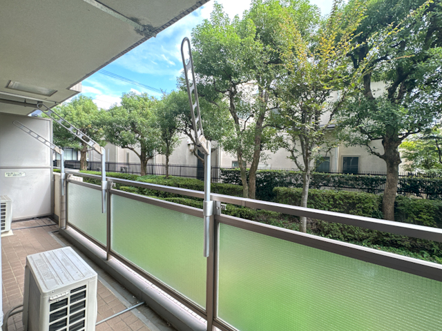 緑と光に包まれて 204の内観