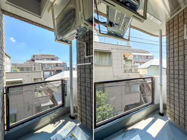 水色と、木のぬくもり 302の内観