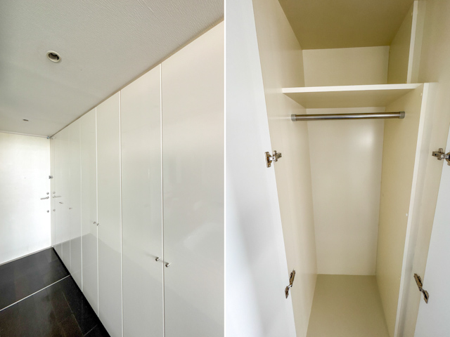 ウッドデッキのある角部屋 601の内観