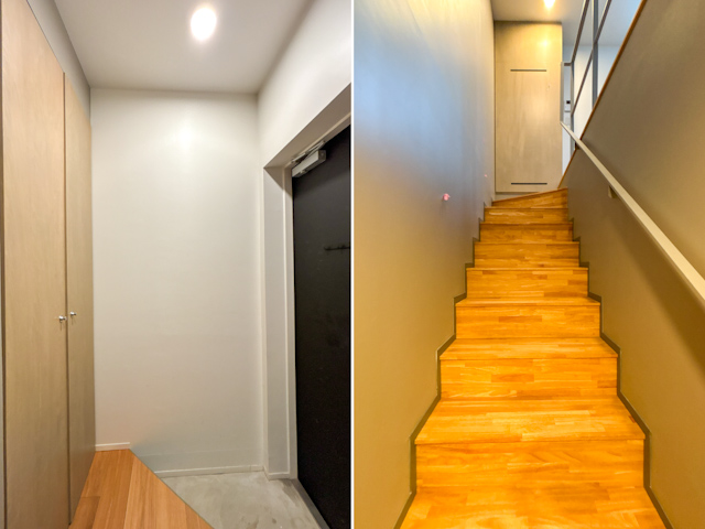 白金、建築を楽しむ Iの内観