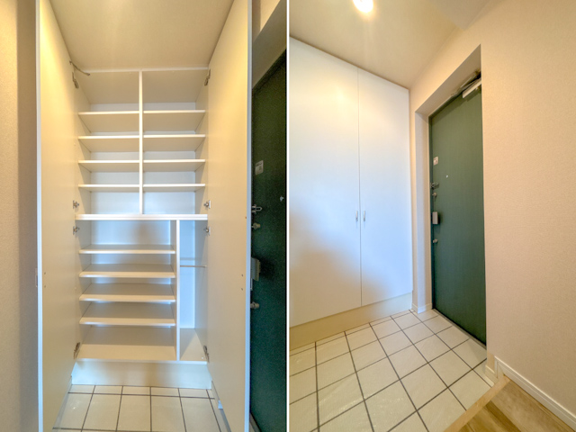 角部屋1K、居場所はふたつ! 406の内観