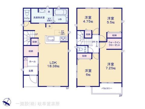 リーブルガーデン江南市河野町第１期 間取り1