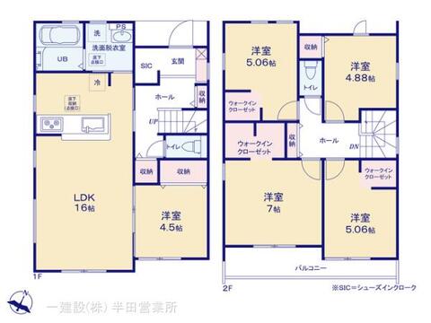 リーブルガーデン常滑市西之口2丁目 間取り1