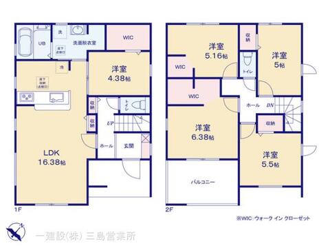 リーブルガーデン富士宮市山宮 間取り1