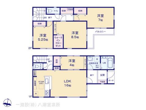 リーブルガーデン川口市榛松3期 間取り1