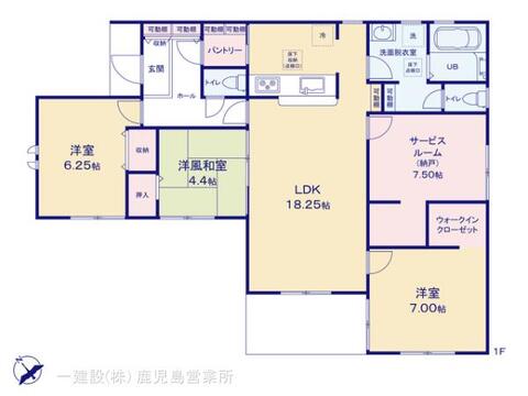 リーブルガーデン鹿児島市西伊敷第二 間取り1
