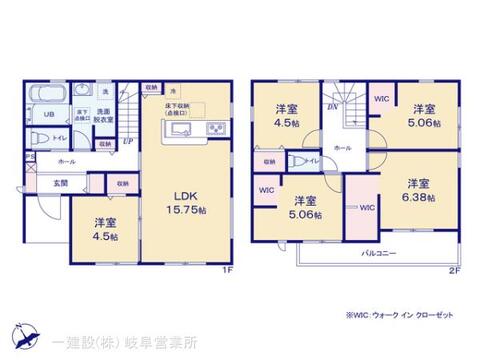 リーブルガーデン稲沢市田代２丁目 間取り1