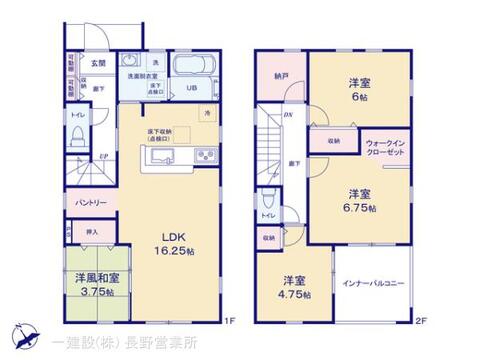 リーブルガーデン長野稲葉第3 間取り1