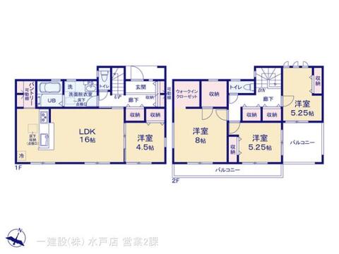リーブルガーデン水戸見川１２期 間取り3