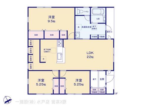 リーブルガーデン北茨城市平潟町１期 間取り1