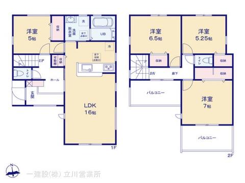 リーブルガーデン東大和芋窪第１２期 間取り3