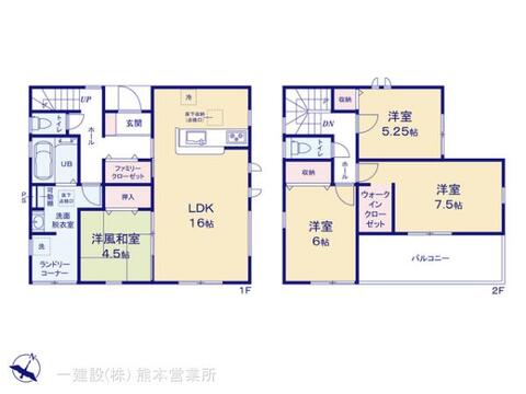 リーブルガーデン東区長嶺東第六 間取り3